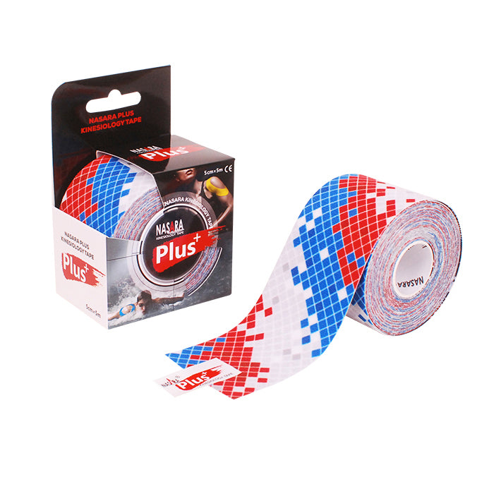 Nasara Plus - Kinesiotape Design Tape - Frankrijk - 5cm x 5m - Intertaping.nl