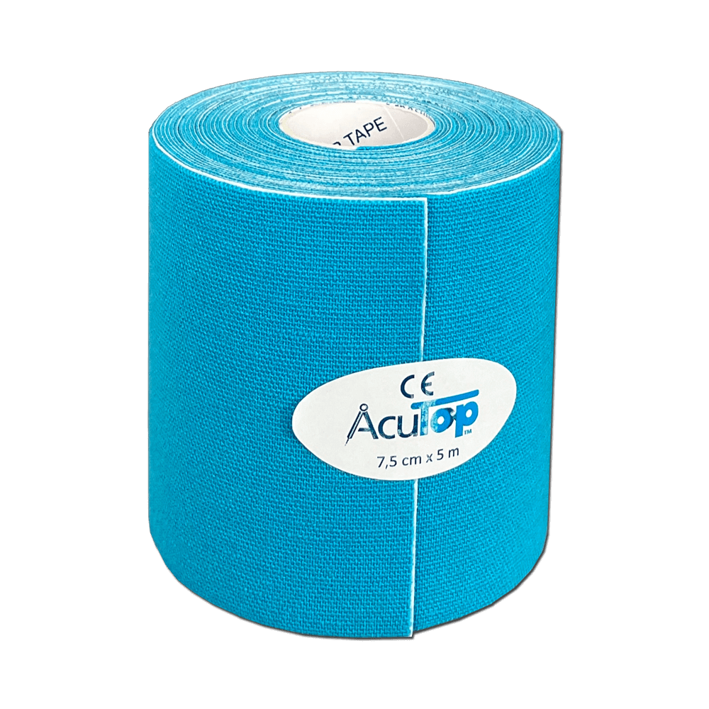 Acutop - Classic Kinesiologie Tape - 7.5cm x 5m - Lichtblauw | Intertaping.nl