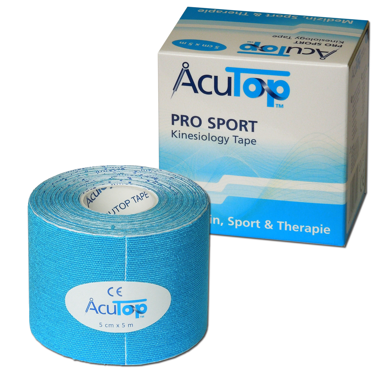 AcuTop Pro Sport - De beste sporttape - Blauw - 5cm x 5m - Intertaping.nl