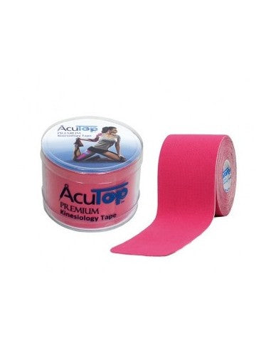 Acutop - Premium Kinesiologie Tape - Roze - 5cm x 5m - Intertaping.nl